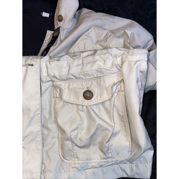 Patagonia Womans Rain Jacket Mens BEIGE  - Size Medium - Picture 5 of 8